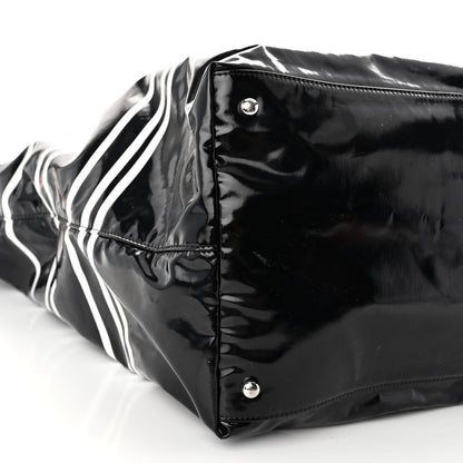 Chanel Vinyl Large La Pausa Bay Shopping Bag Black 9 of 11