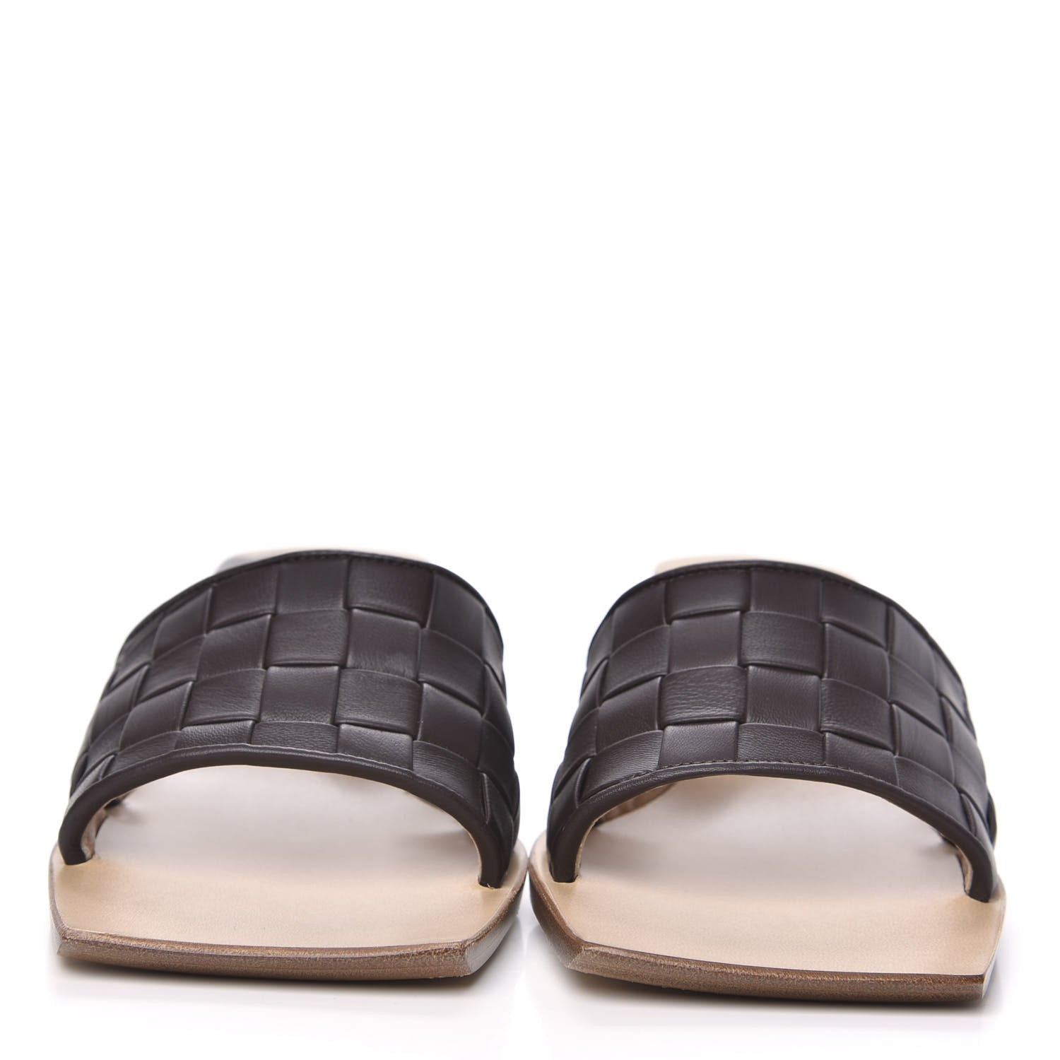 Bottega Veneta Nappa Intrecciato Heeled Sandals 37 Oxblood 2 of 9