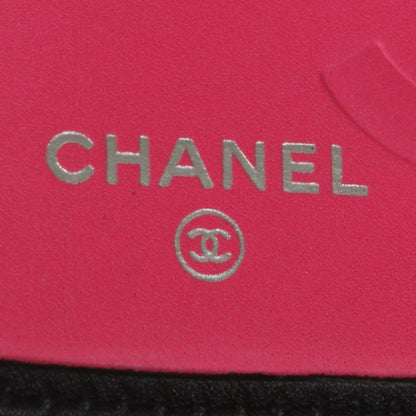 Chanel Calfskin Quilted Cambon Yen Wallet Black White 7 of 12
