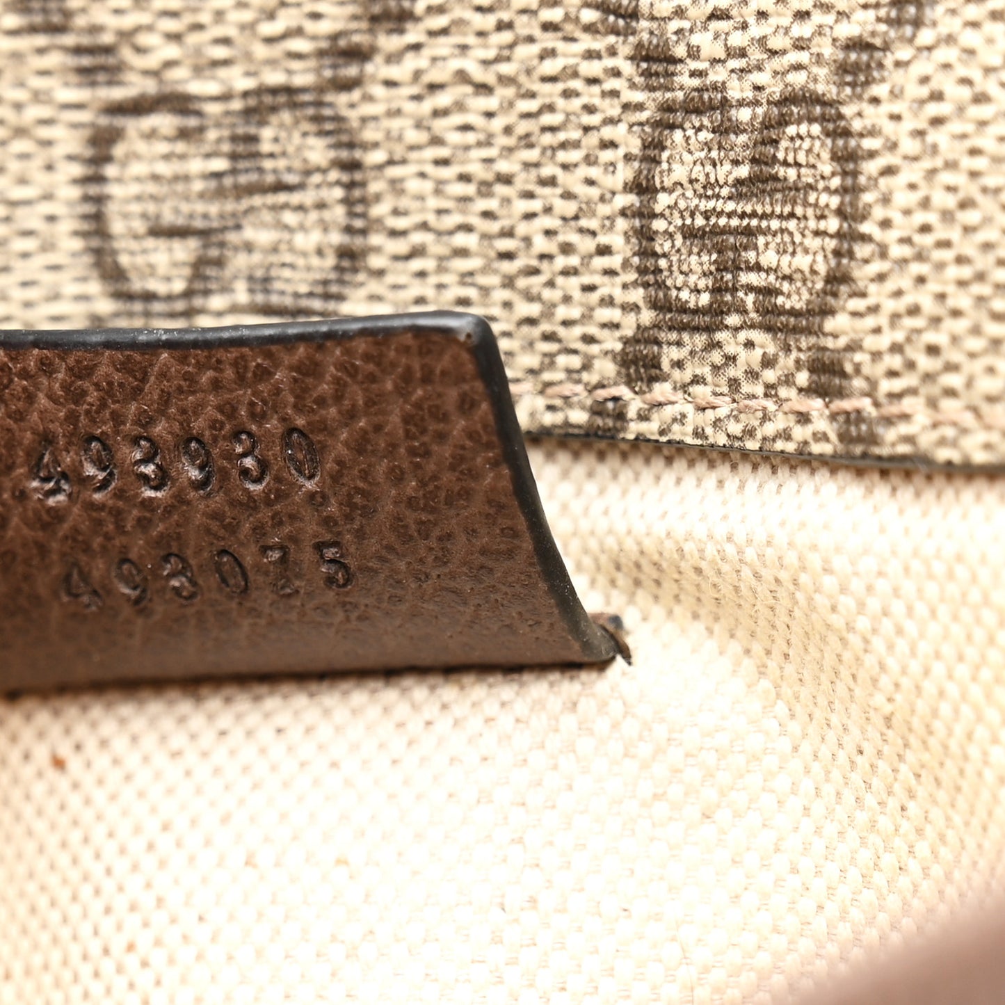 GG Supreme Monogram Neo Vintage Web Belt Bag Brown