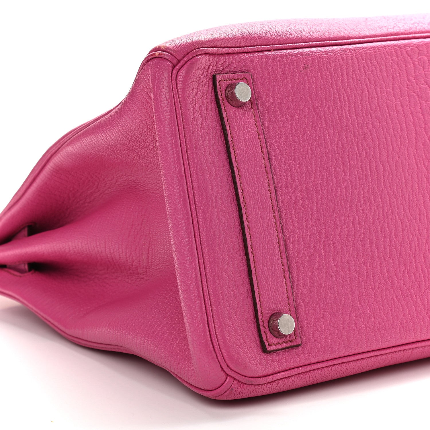 Hermes Chevre de Coromandel HAC Birkin 32 Fuchsia 7 of 9