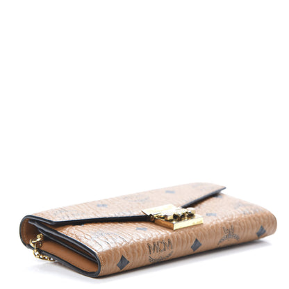 MCM Visetos Large Patricia Wallet On Chain Cognac 4 of 15