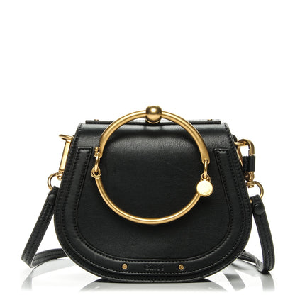 Chloe Calfskin Small Nile Bracelet Bag Black 1 of 7