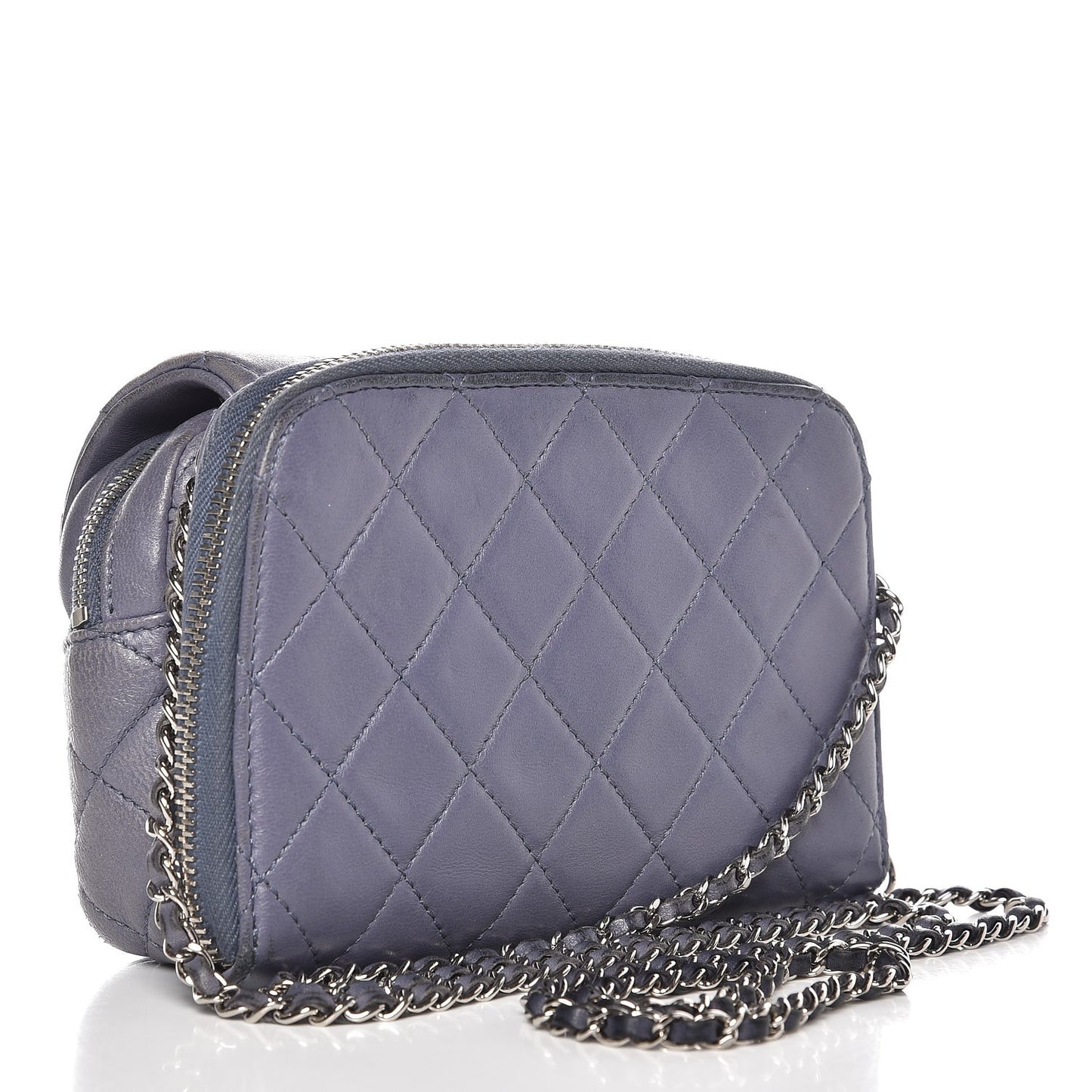 Lambskin Quilted New Mini Flap Lavender