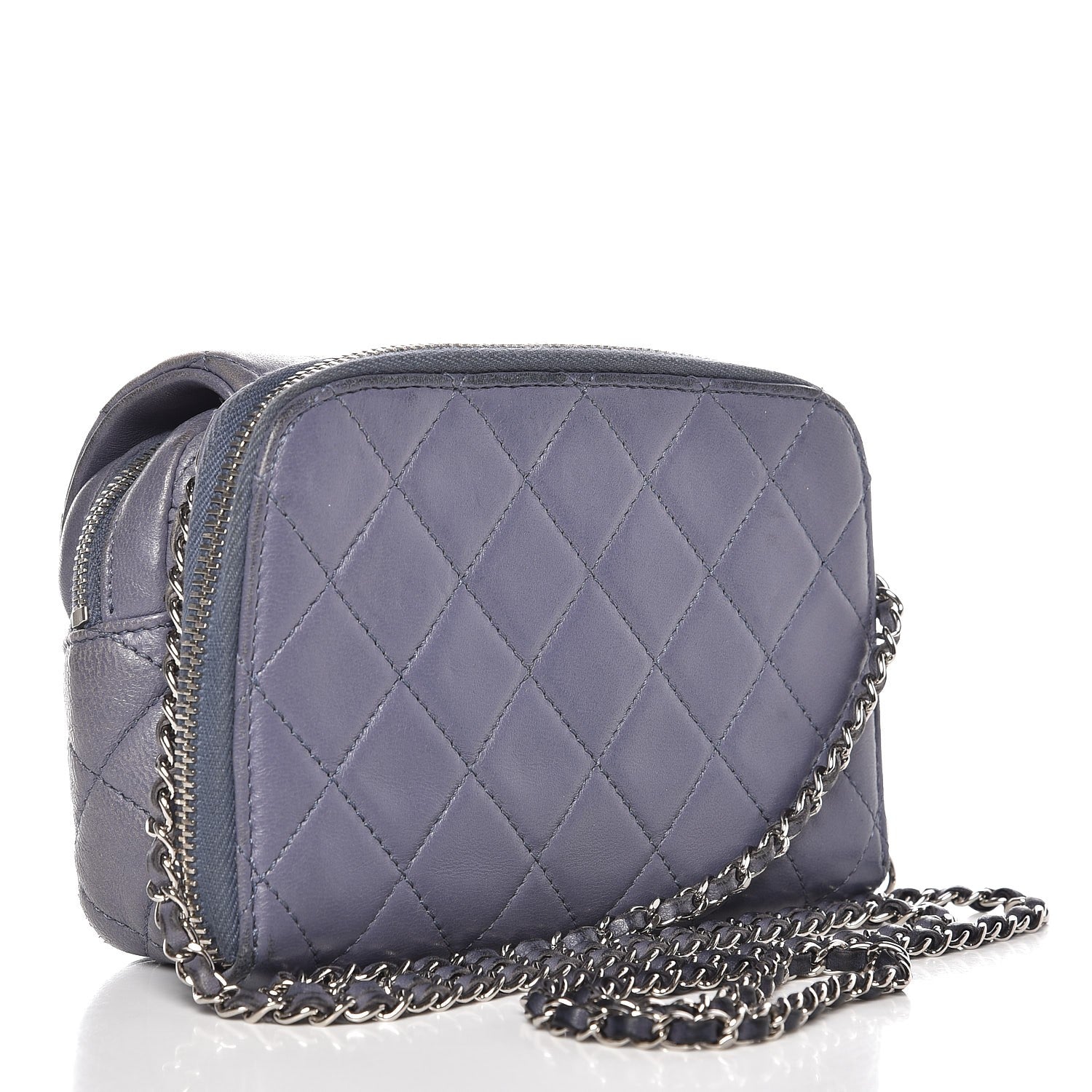 Chanel Lambskin Quilted New Mini Flap Lavender 3 of 16