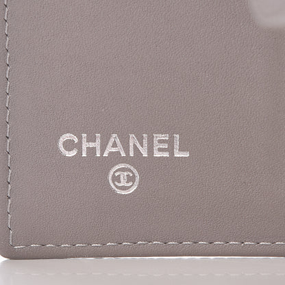 Chanel Caviar Timeless CC Compact French Wallet Light Grey 7 of 9