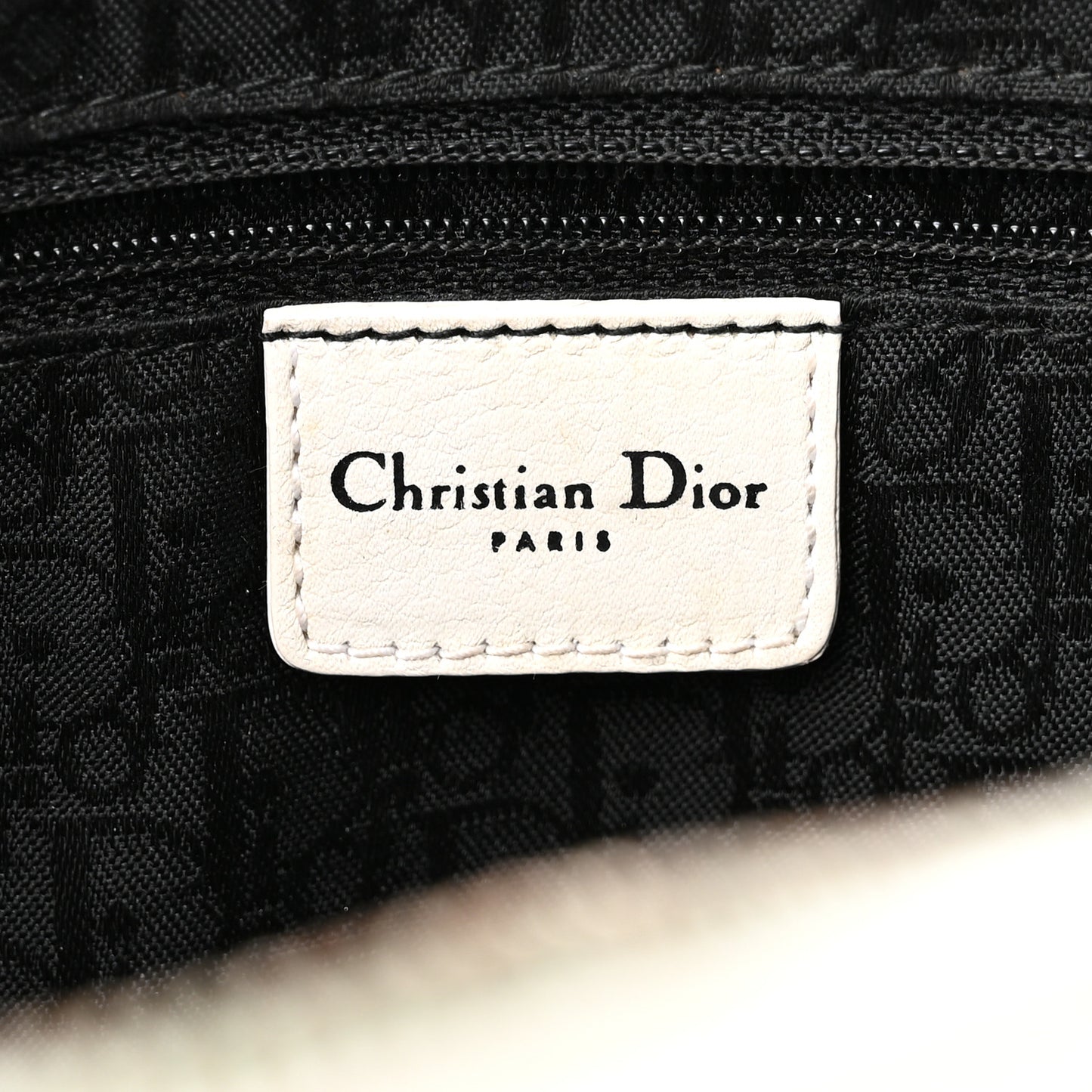 Calfskin Logo Charms Boston White