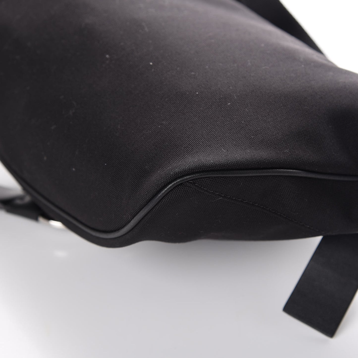 Nylon VRing Belt Bag Black