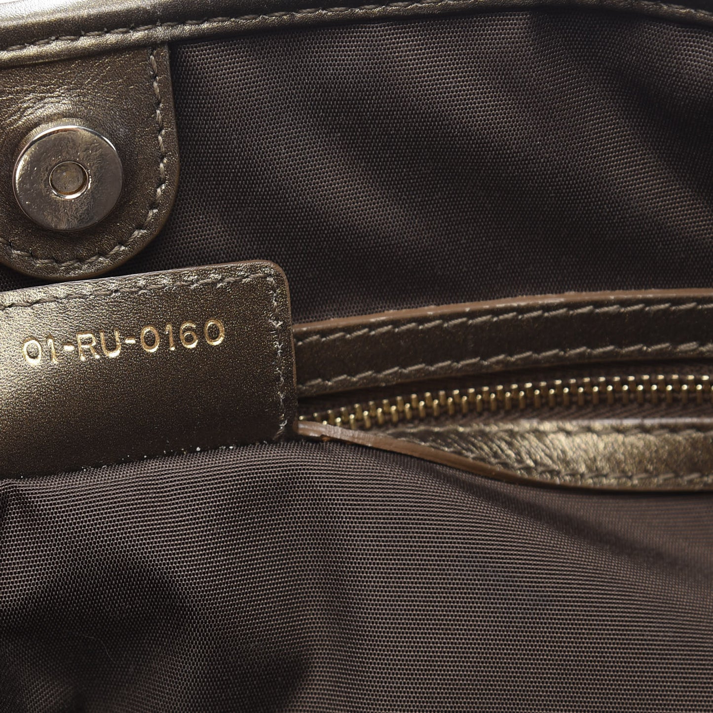 Coated Canvas Cannage Small Panarea Tote Bronze