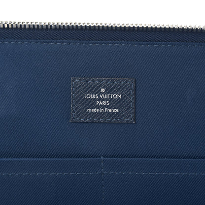 Louis Vuitton Taiga Porte-Documents Slim Bleu Marine 6 of 20