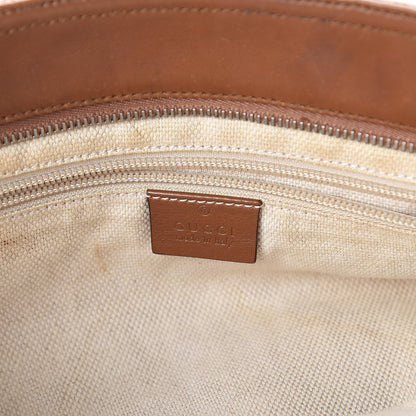 Gucci Monogram Large Flat Messenger Bag Brown 5 of 8