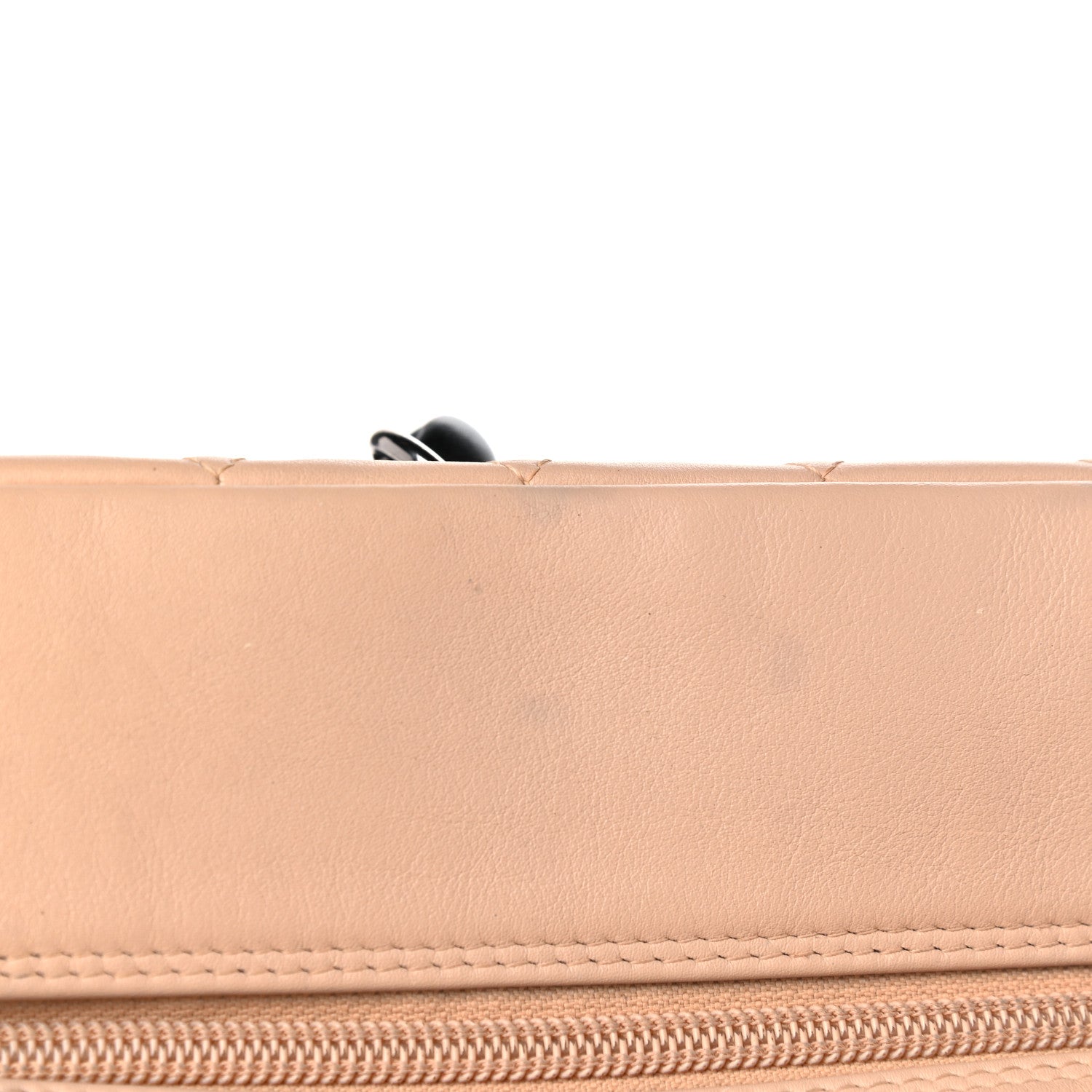 Chanel Calfskin Quilted Large Cambon Multipocket Reporter Beige Black 13 of 17