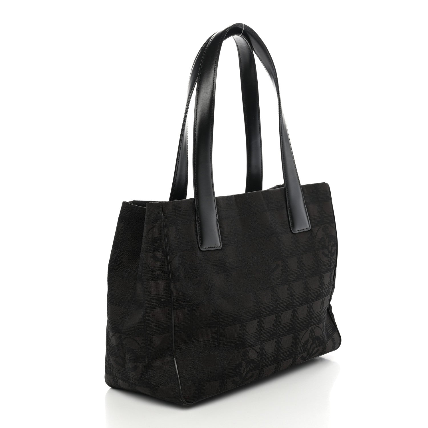 Chanel Nylon Small Travel Tote Brown 2 of 9