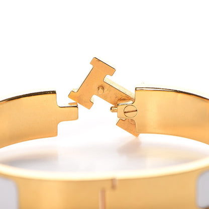 Hermes Enamel Narrow Clic Clac H Bracelet PM White 5 of 6