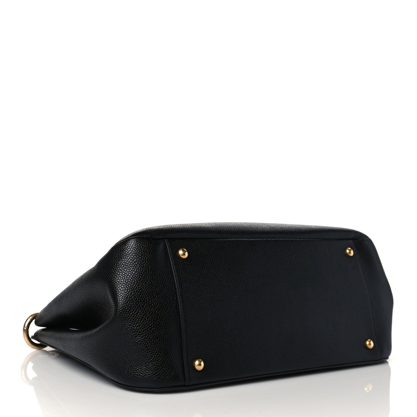 Caviar Large Shopping Tote Black