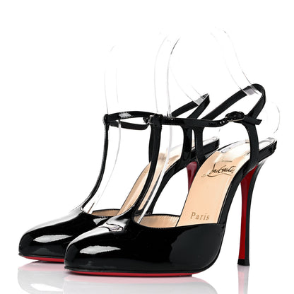 Christian Louboutin Patent Me Pam 100 Pumps 37 Black 3 of 7