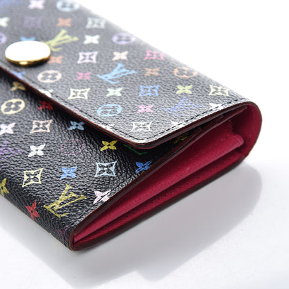 Louis Vuitton Monogram Multicolor Sarah Wallet Black Grenade 12 of 15