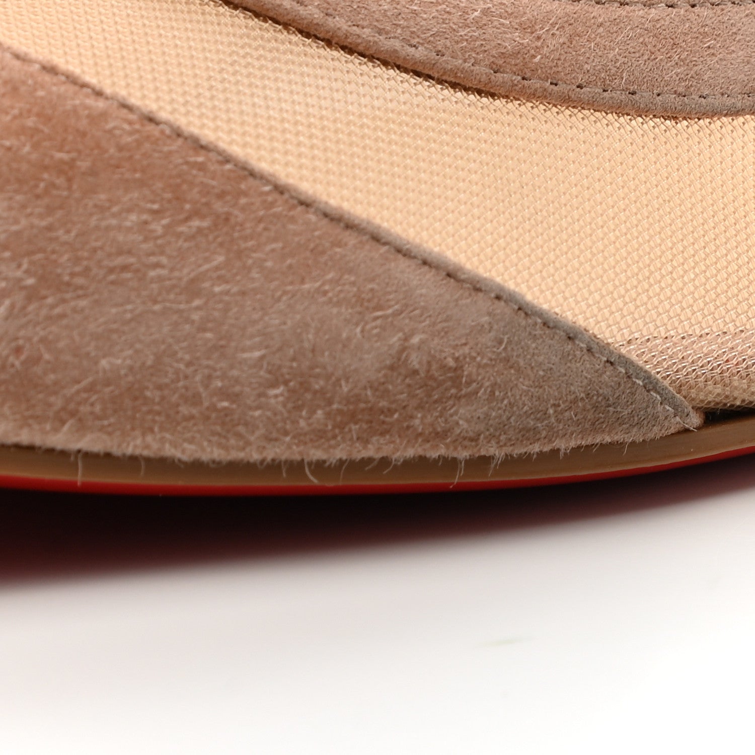 Christian Louboutin Veau Velours Rete Galativi Flats 38.5 Courtisane 12 of 14