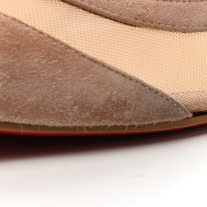 Christian Louboutin Veau Velours Rete Galativi Flats 38.5 Courtisane 12 of 14