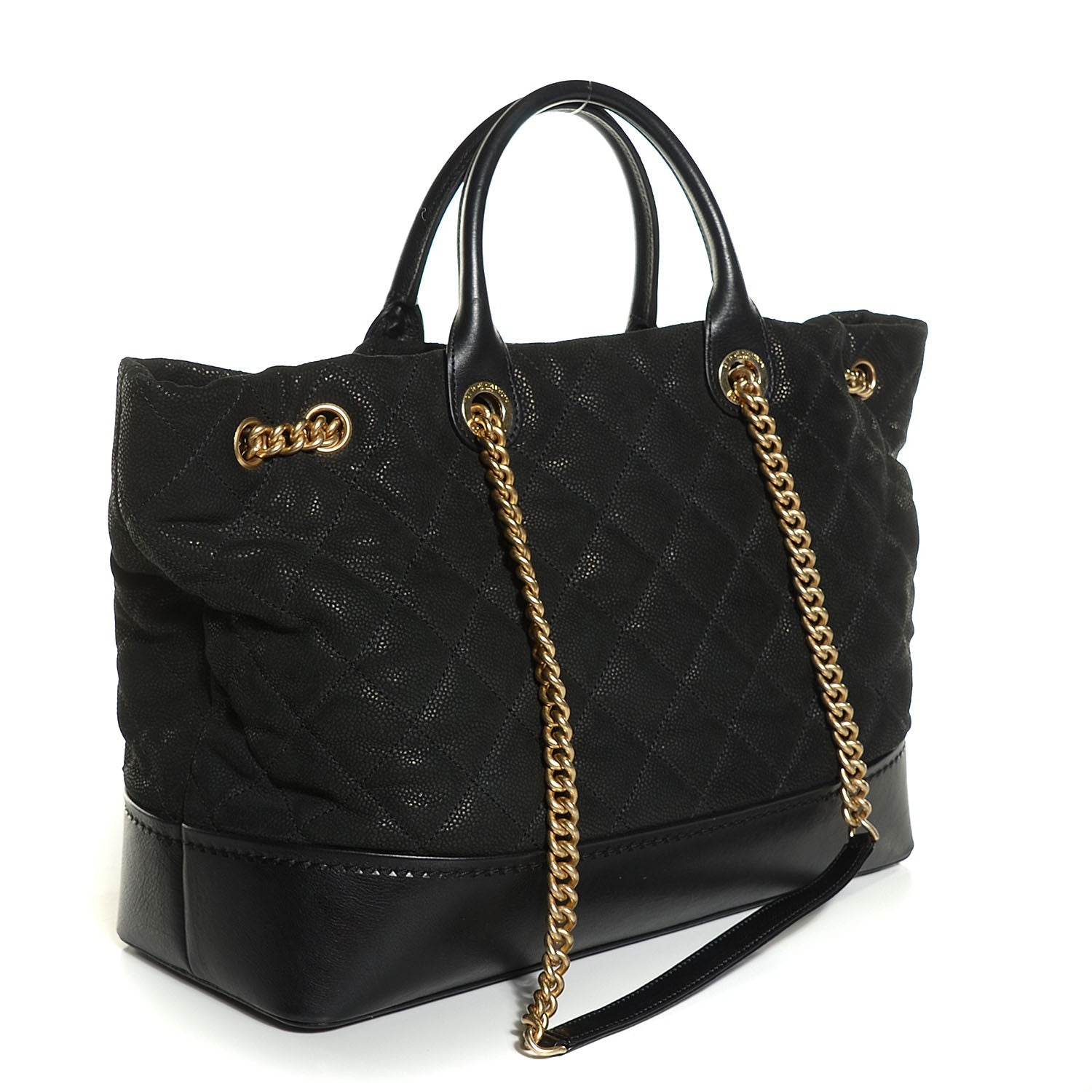 Chanel Iridescent Grained Calfskin Large Tote Black 3 of 7
