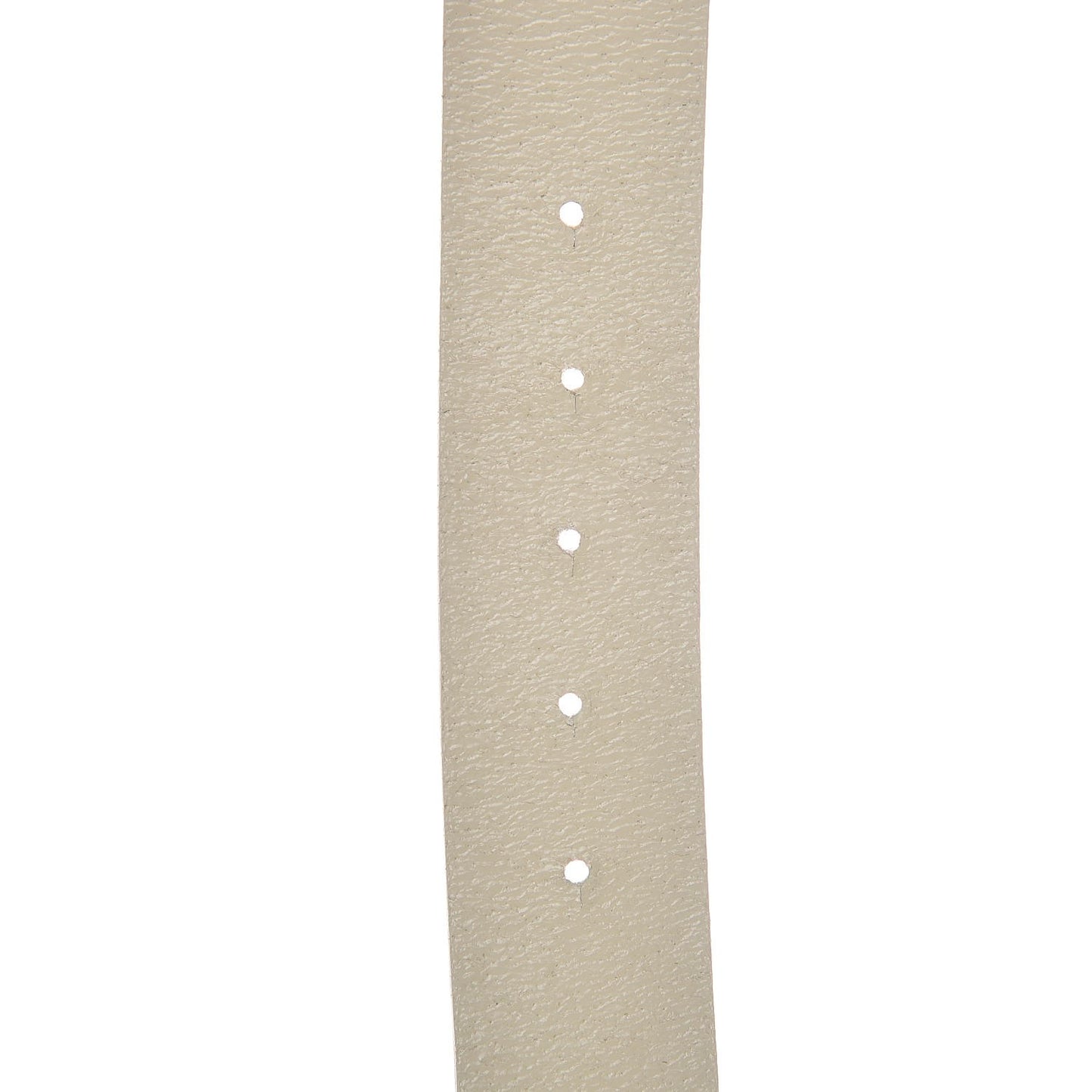 Calfskin Enamel CC Logo Belt 95 38 Light Beige