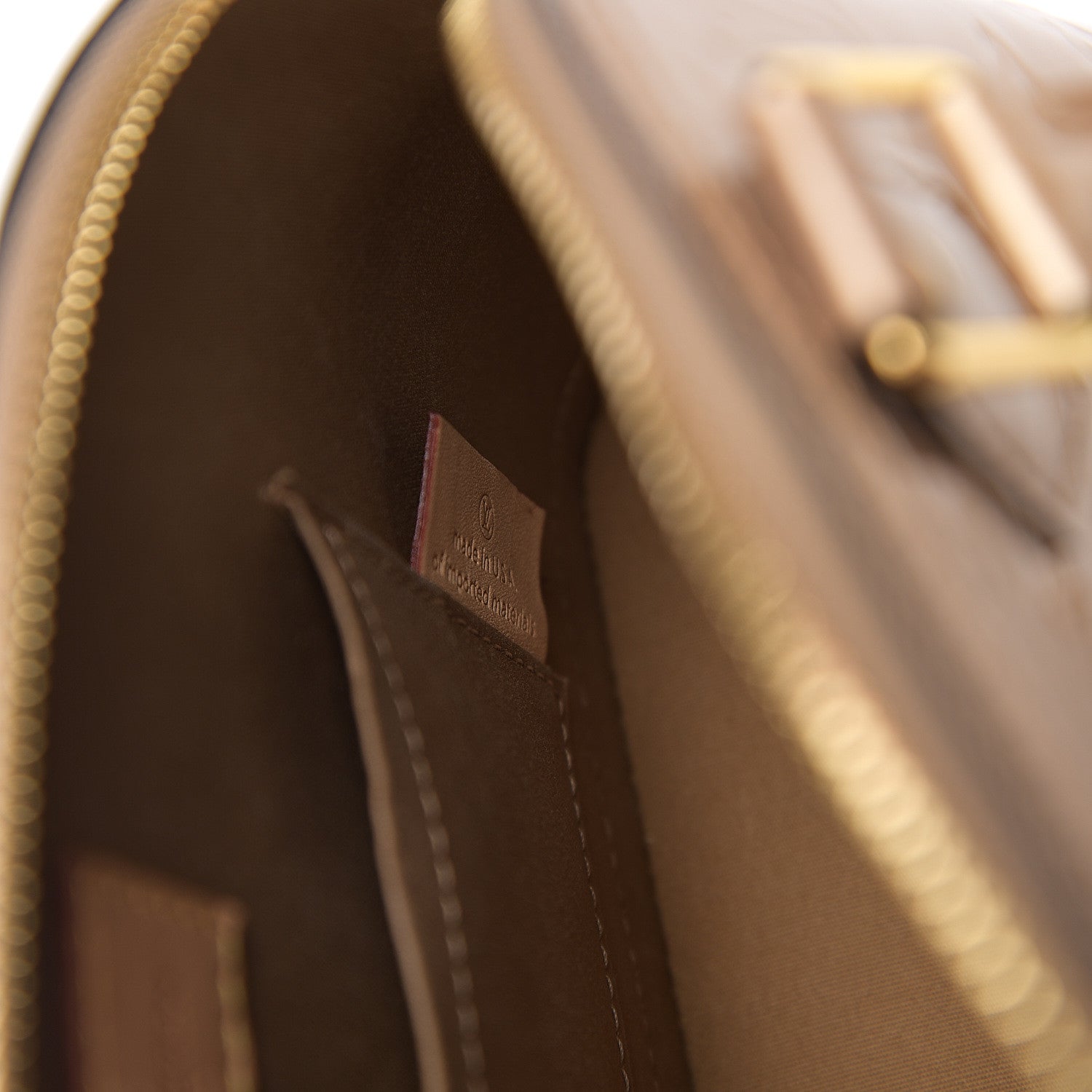 Louis Vuitton Vernis Alma BB Mordore 6 of 9