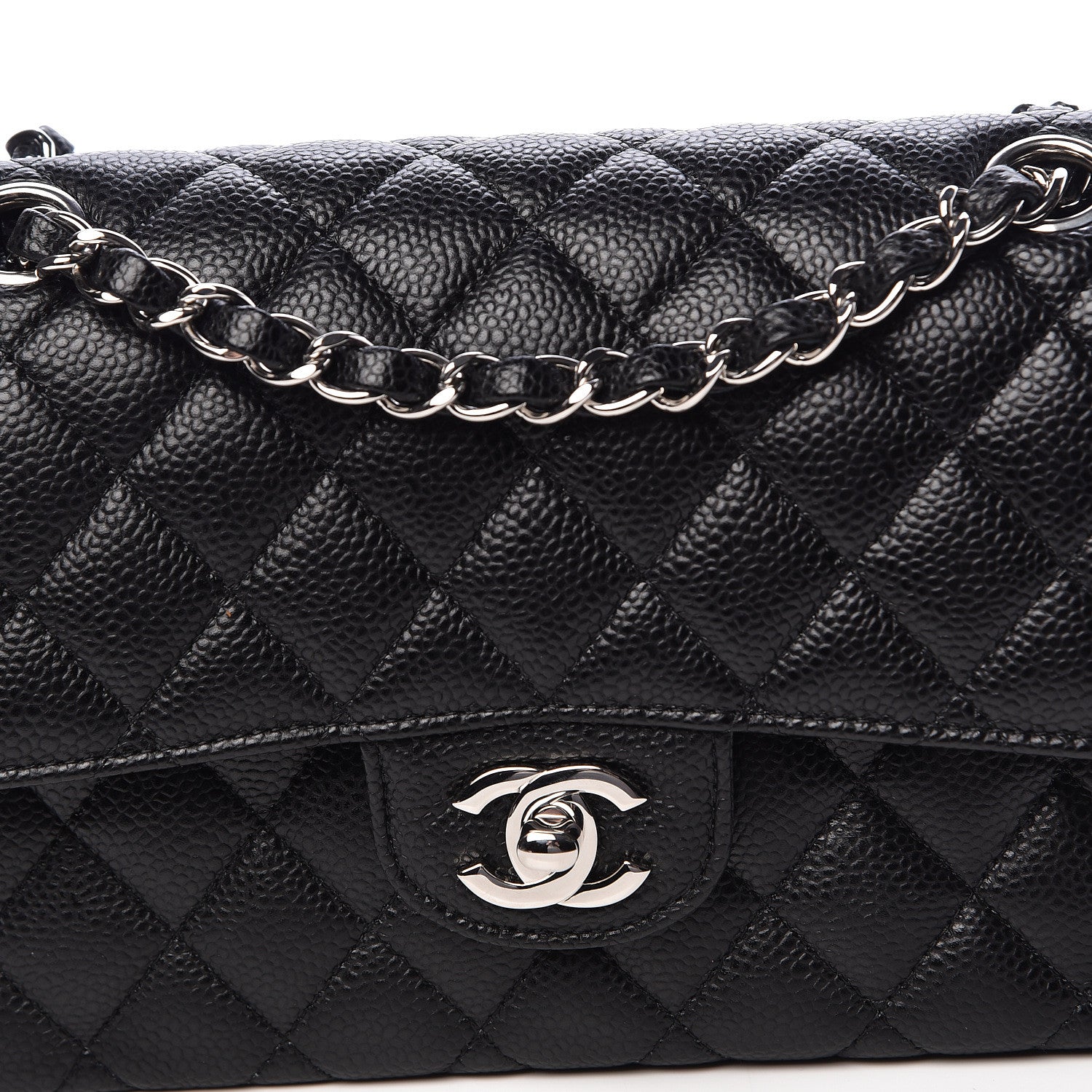 Chanel Caviar Quilted Small Double Flap Black 8 of 13