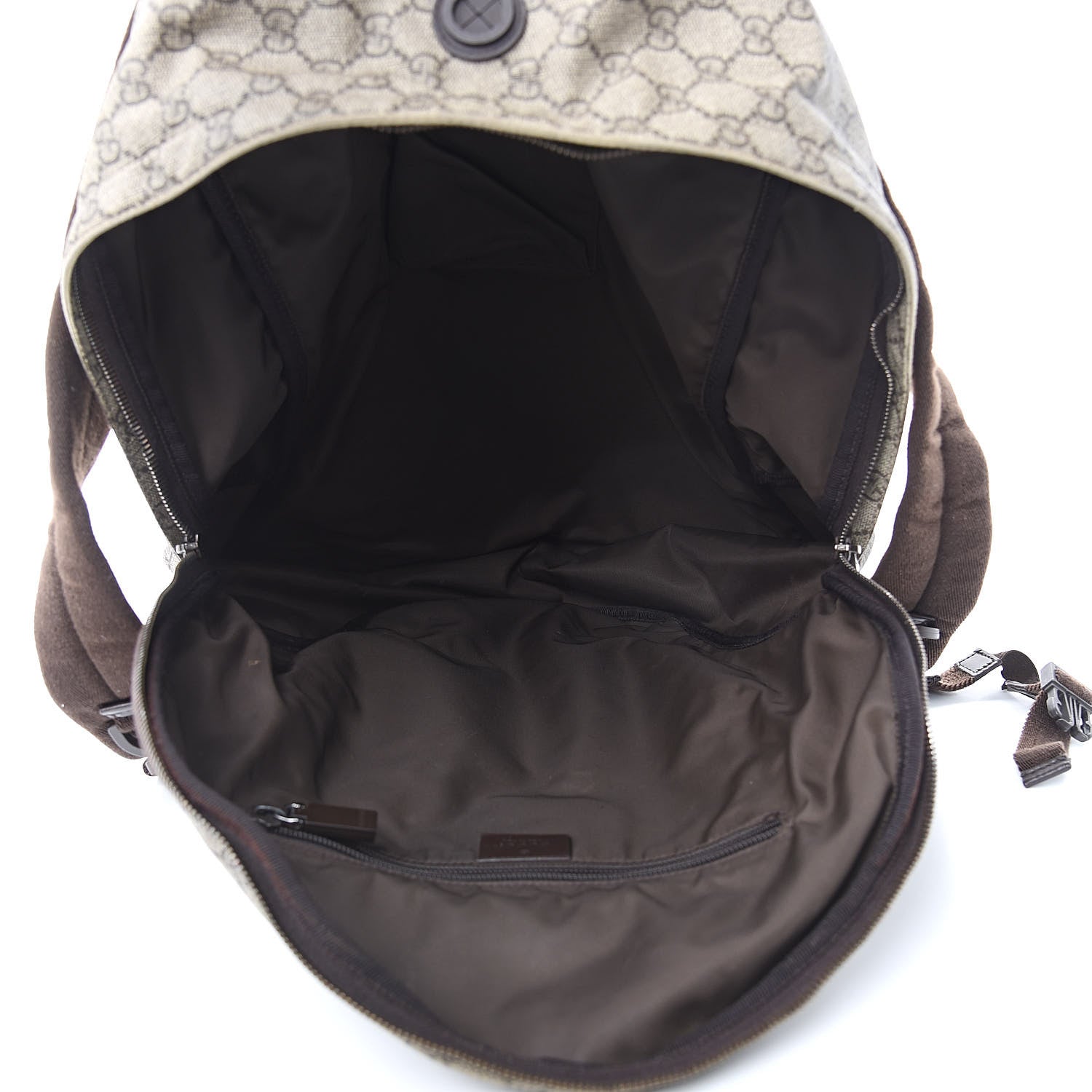 Gucci GG Plus Monogram Interlocking G Medium Backpack Dark Brown 5 of 16