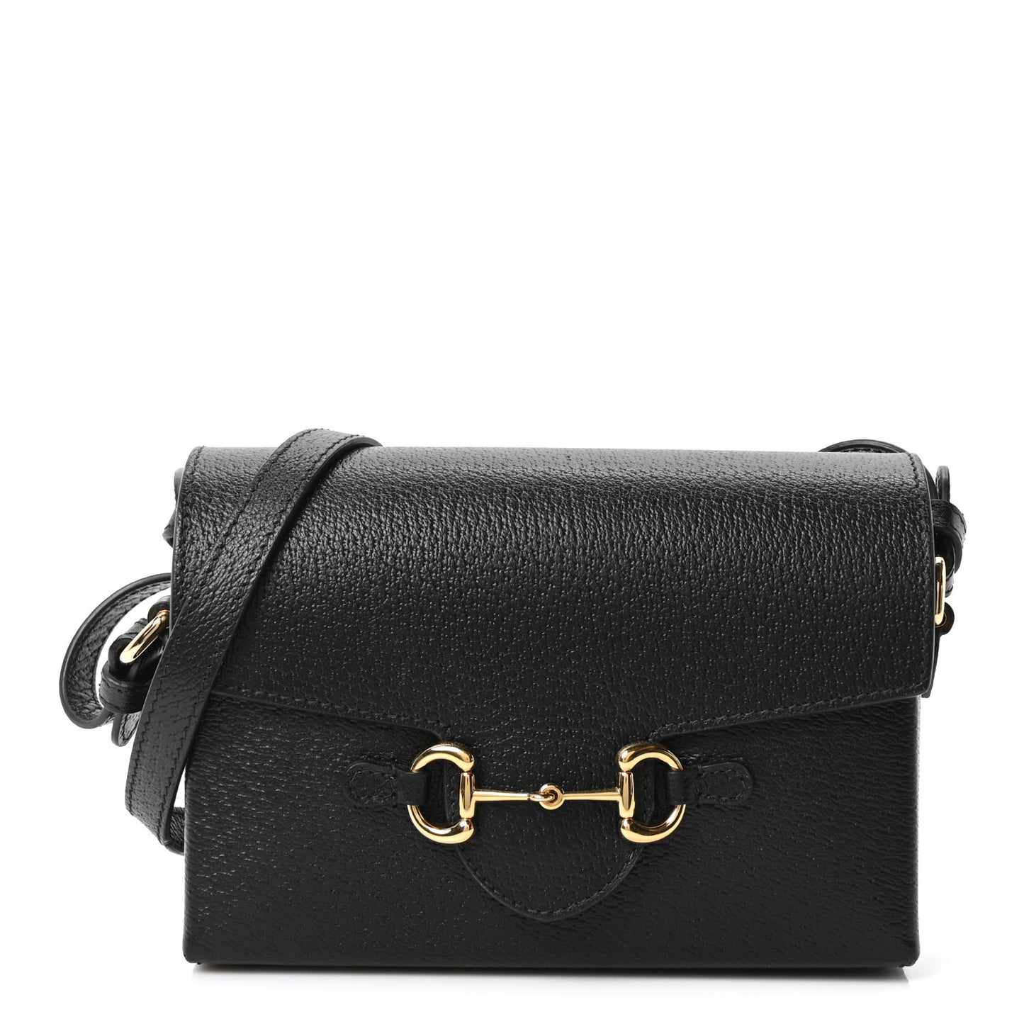 Calfskin Horsebit 1955 Shoulder Bag Black