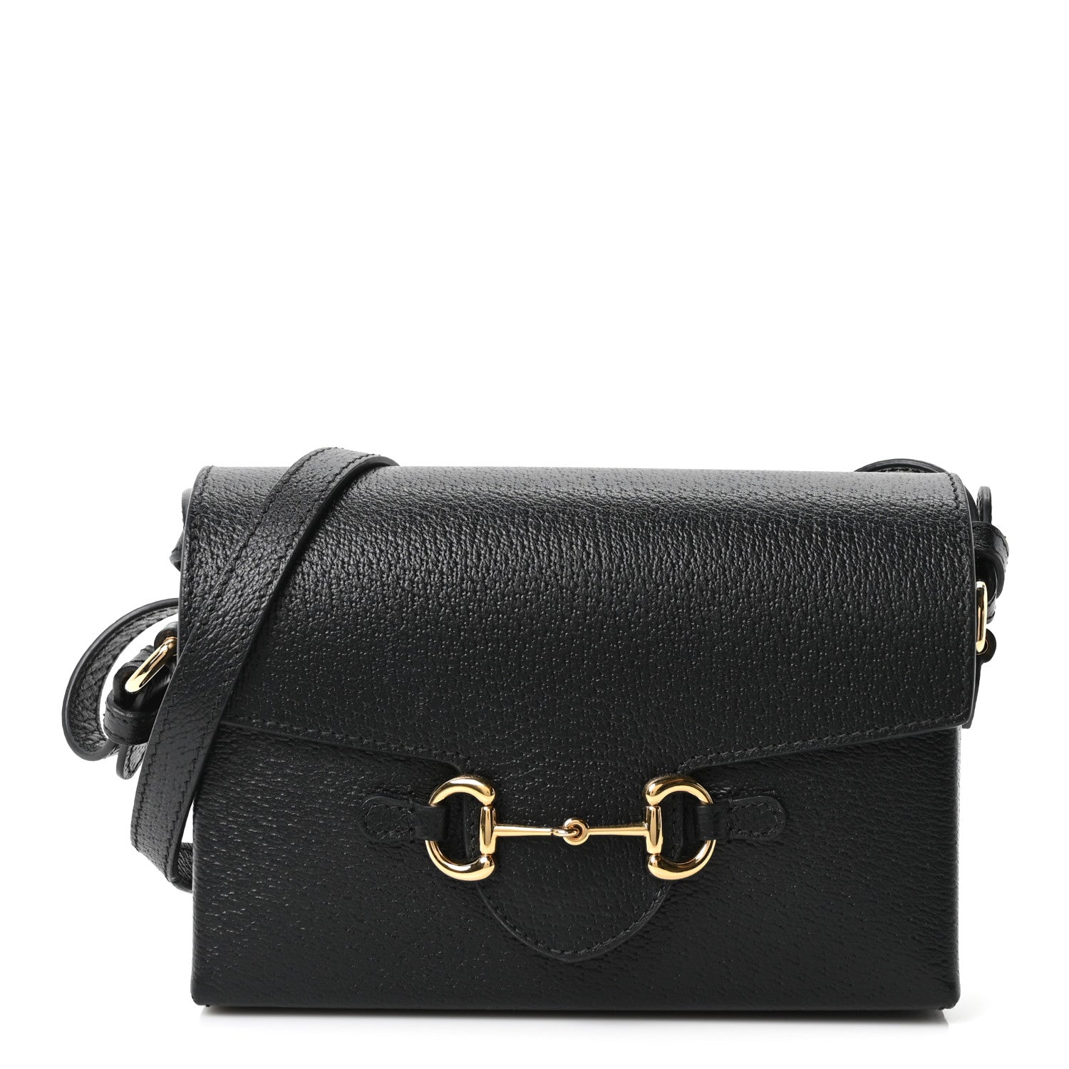 Gucci Calfskin Horsebit 1955 Shoulder Bag Black 1 of 10