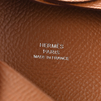 Hermes Epsom Bastia Coin Purse Gold 6 of 7