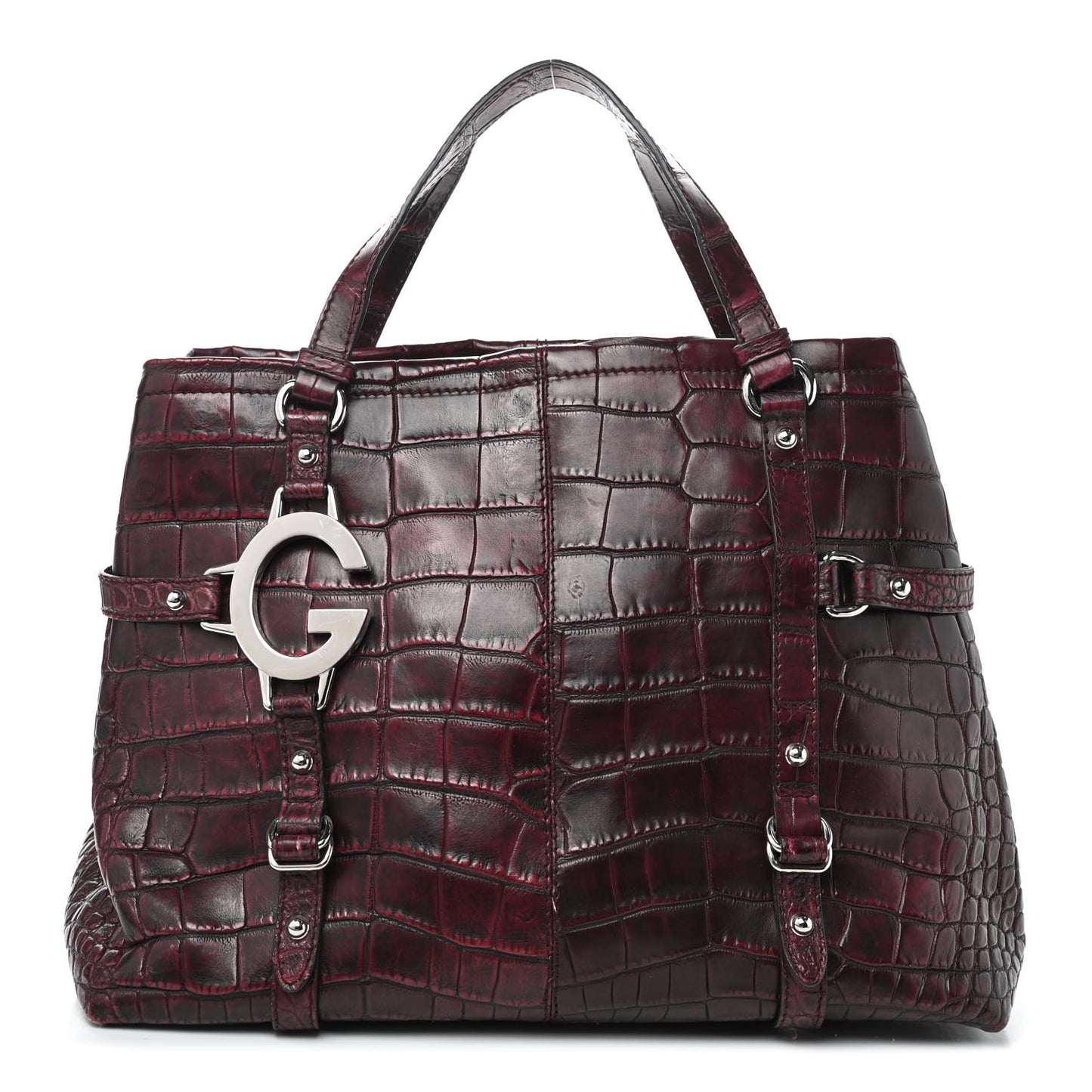 Crocodile Shoulder Bag Red