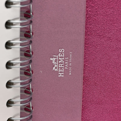 Hermes Togo Ulysse MM Notebook Cover Rose Pourpre 6 of 8