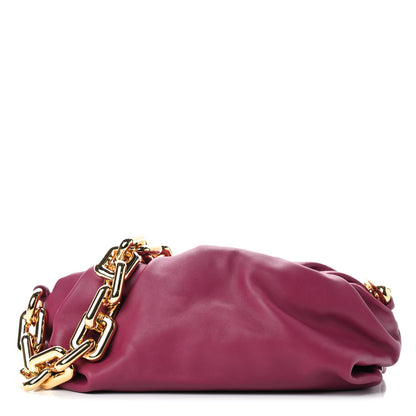 Bottega Veneta Calfskin The Pouch Chain Cinnabar 1 of 9