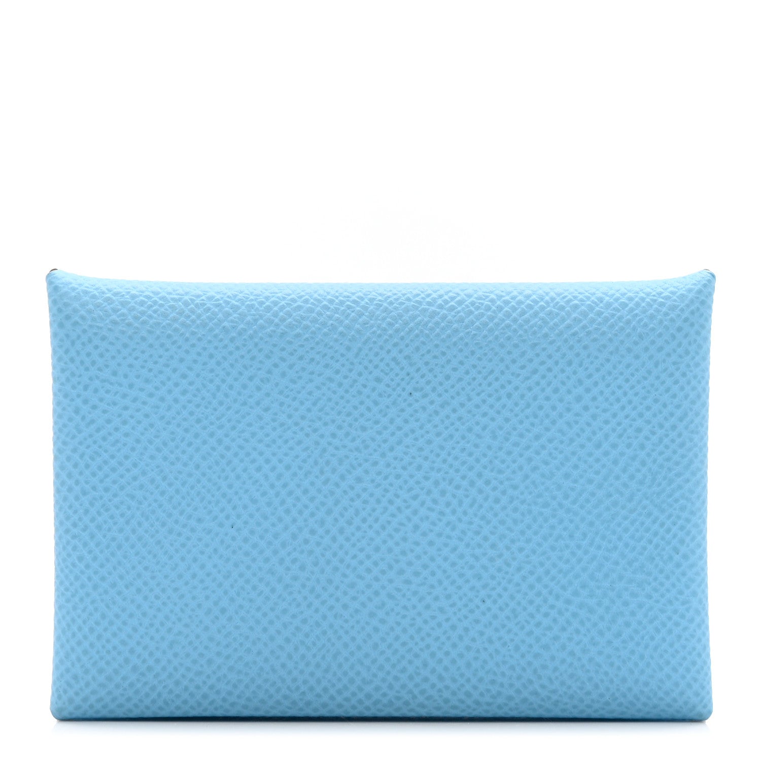 Hermes Epsom Calvi Card Case Celeste 1 of 7