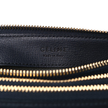 Celine Lambskin Large Trio Crossbody Bag Navy Blue 11 of 14