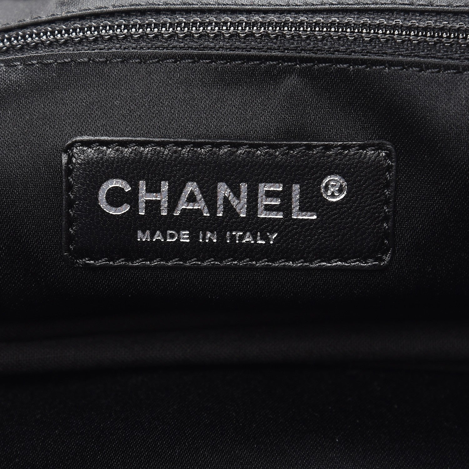 Chanel Sequin Summer Night Drawstring Tote Black 6 of 8