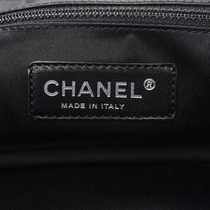 Chanel Sequin Summer Night Drawstring Tote Black 6 of 8
