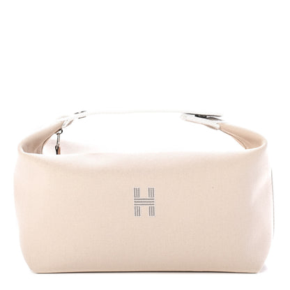 Hermes Canvas Large Bride-A-Brac Pouch Natural 1 of 4