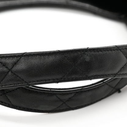 Saint Laurent Lambskin Quilted Maxi Icare Shopping Tote Black 16 of 20