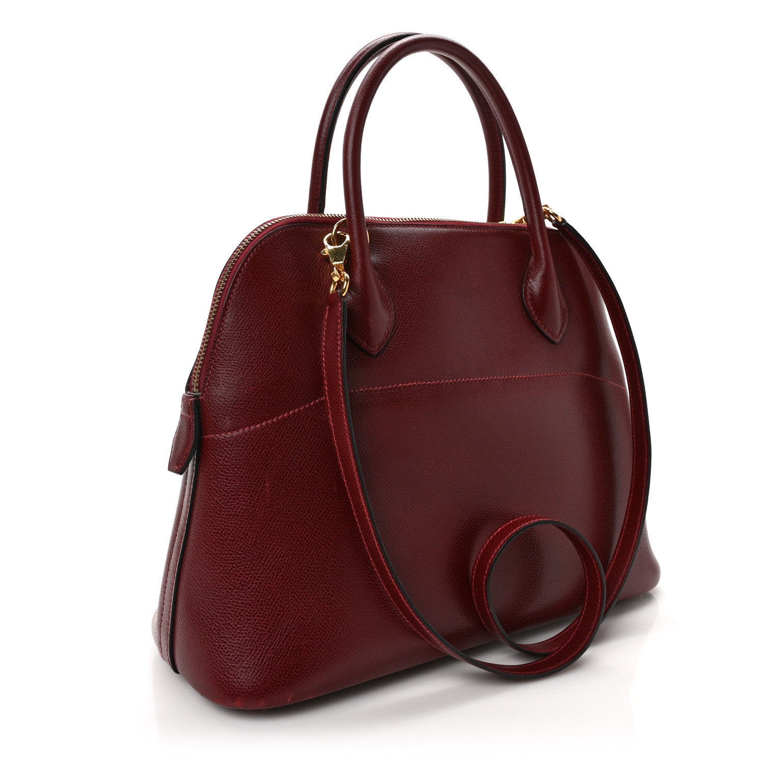 Hermes Veau Grain Lisse Bolide 31 Rouge H 3 of 10