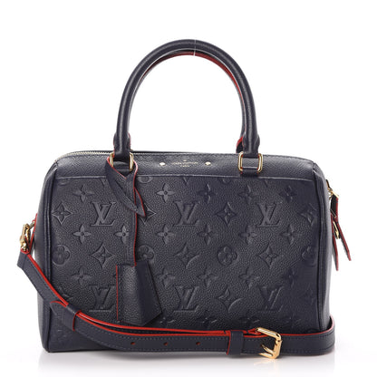 Louis Vuitton Empreinte Speedy Bandouliere 25 NM Marine Rouge 1 of 9