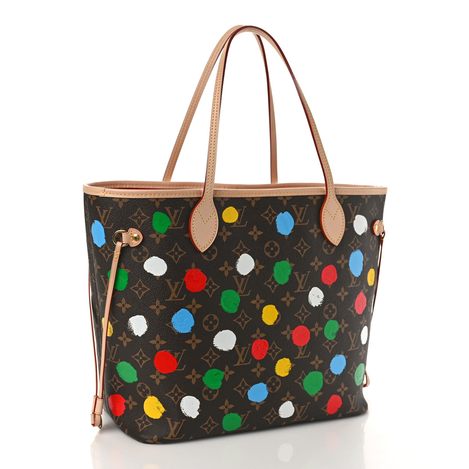Louis Vuitton LV X YK Monogram Dots Neverfull MM 4 of 10