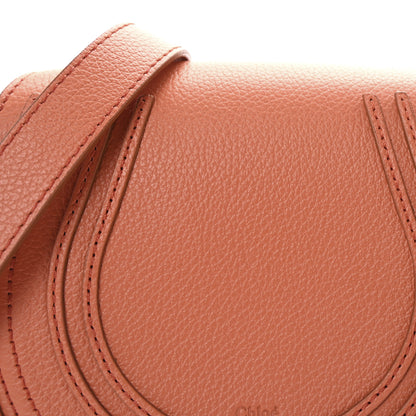 Chloe Grained Calfskin Small Marcie Saddle Bag Orange 8 of 10