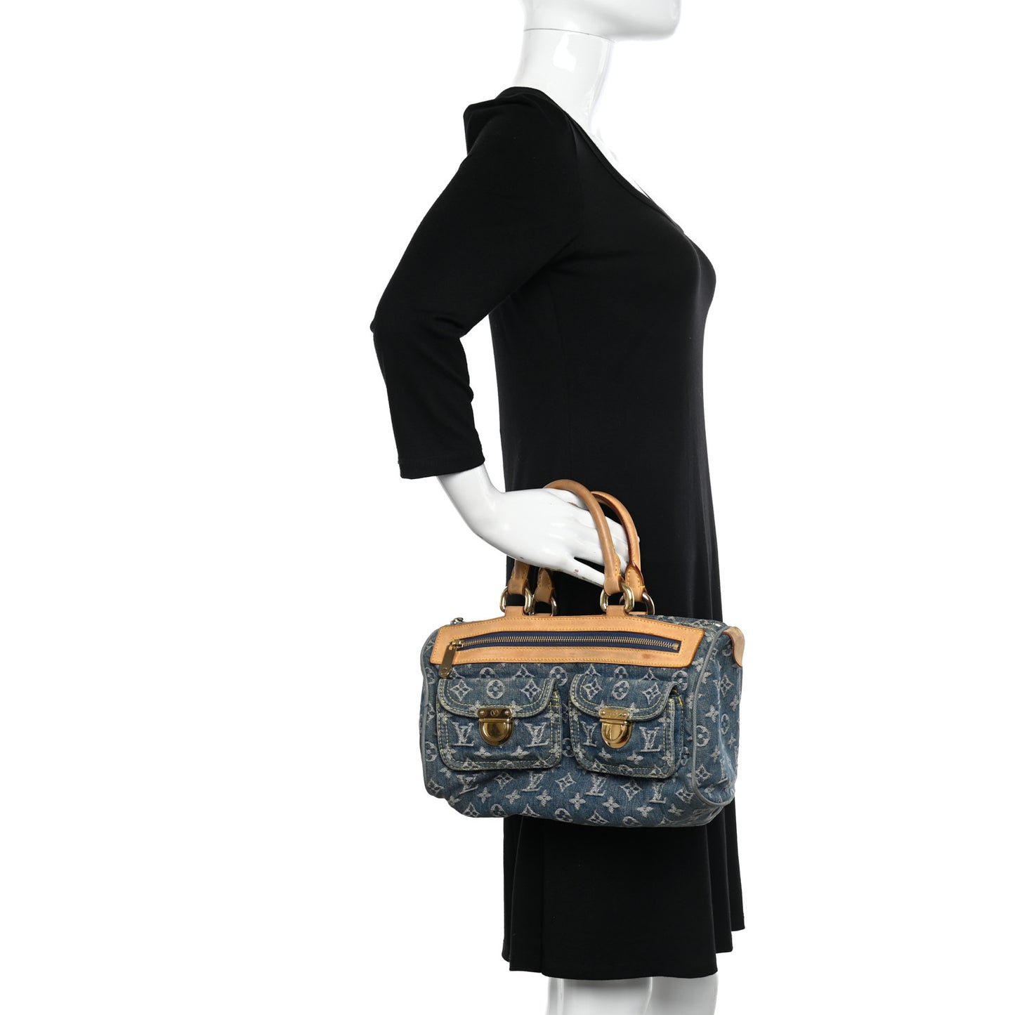 Monogram Denim Neo Speedy Blue