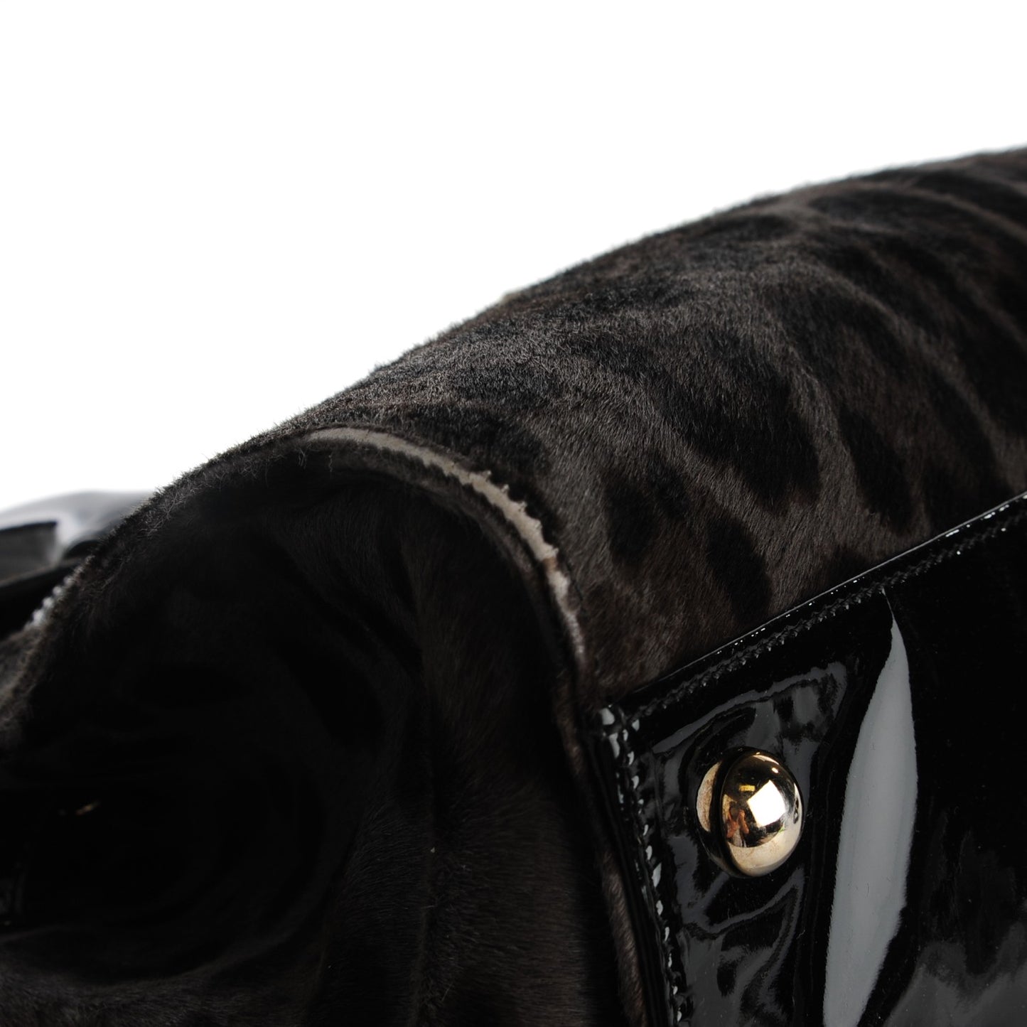 Calf Hair Leopard Print Medium Rosalie Satchel
