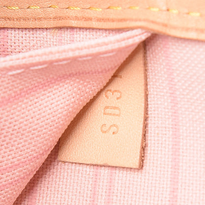 Louis Vuitton Damier Azur Neo Neverfull MM Rose Ballerine 11 of 13