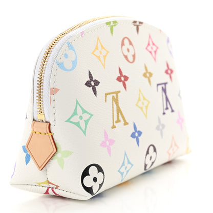 Louis Vuitton LV x TM Monogram Multicolor Cosmetic Pouch PM White 3 of 10