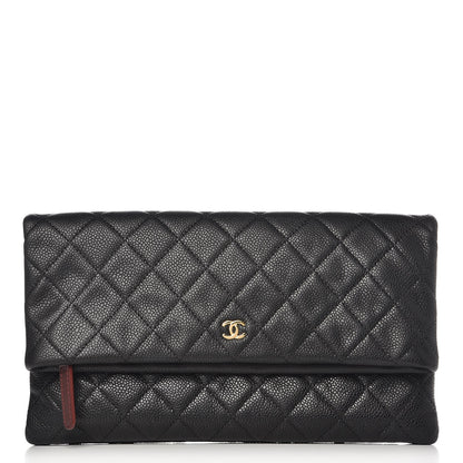 Chanel Caviar Quilted CC Beauty Clutch Black 1 of 8