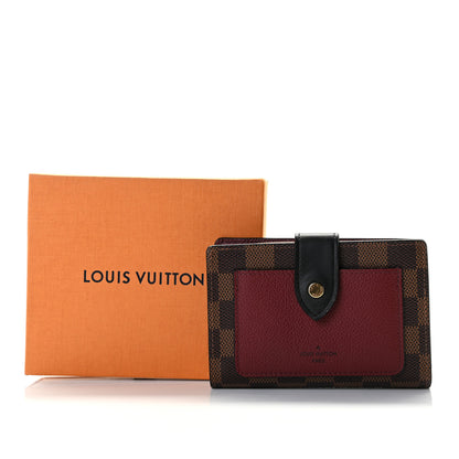 Louis Vuitton Damier Ebene Juliette Wallet Bordeaux Black 8 of 8